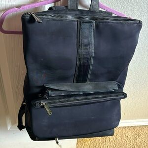 ATHLETA black gym backpack